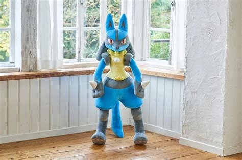 life sized lucario plush.